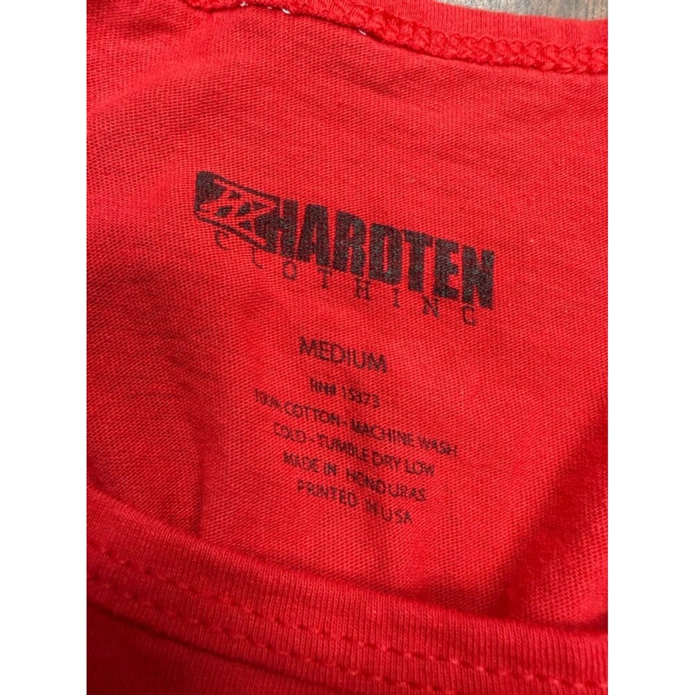 HardTen Clothing Red DRIP Graphic Tank Top men’s size Medium - Picture 2 of 6
